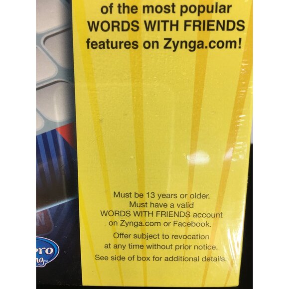 Zynga Words with Friends Classic Board Game by Hasbro - NEW! - Picture 5 of 15